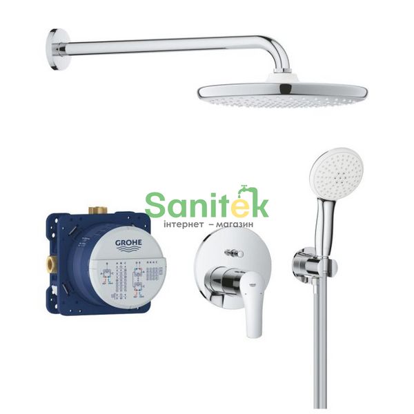 Душева система Grohe Eurosmart 25288000 (хром) 868147 фото