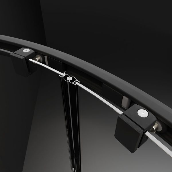 Боковая стенка Radaway Premium Pro Black S1 80 (1016080-54-01) профиль черный/стекло прозрачное 712750 фото