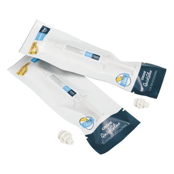 Клей для приклеювання аксесуарів до стіни Grohe 41128000 696023 фото