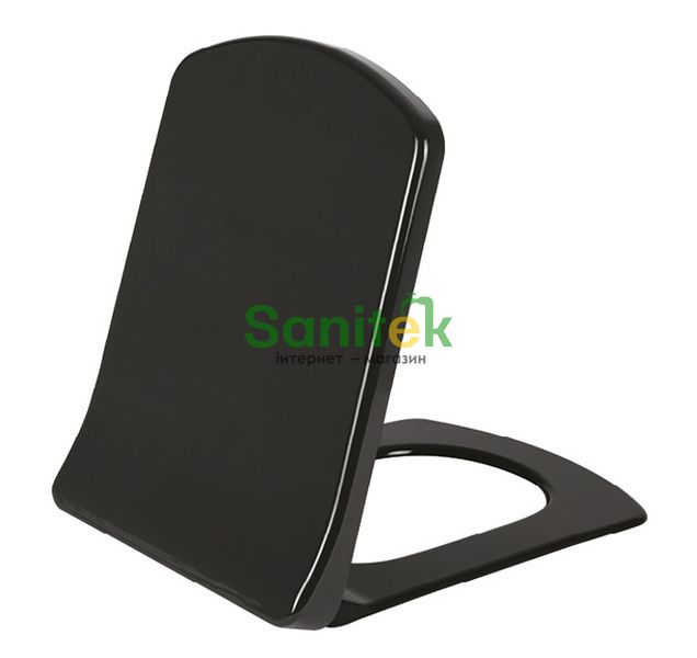 Сидіння для унітазу Creavit Lara KC1603.01.1300E soft close (чорний) 297997 фото