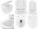 Унітаз підвісний Kroner Harz Tornado WHI483632 (KH483632WHIT) Rimless з сидінням Slim Soft-close 956342 фото 3