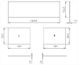 Панель боковая для ванны Ravak City 80 R (X000001109) сатиновое дерево правая 163762 фото 2