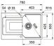 Гранітна мийка Franke Urban UBG 611-78 (114.0699.234) чорний матовий 691816 фото 2