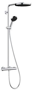 Душевая система Hansgrohe Pulsify S Puro Showerpipe 260 1jet Ecostat Fine 24236000 с термостатом (хром) 952232 фото