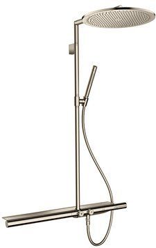 Душова система Axor ShowerSolutions Showerpipe 800 27984820 з термостатом (шліфований нікель) 160251 фото