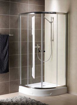 Душевая кабина Radaway Premium A 90x90 (30403-01-08) профиль хром/стекло коричневое 207804 фото