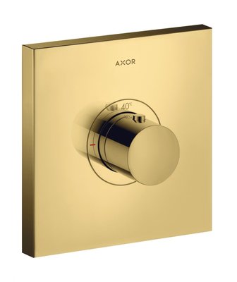 Центральный термостат для душа Axor ShowerSelect 36718990 скрытого монтажа (золото) 422490 фото