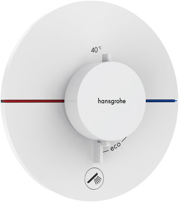Змішувач для душа Hansgrohe ShowerSelect Comfort S 15562700 скрытого монтажа с термостатом (белый матовый) 694199 фото