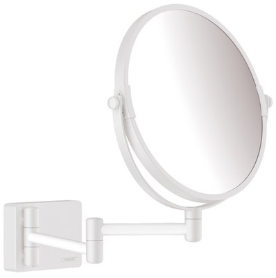 Косметичне дзеркало Hansgrohe AddStoris 41791700 (білий матовий) 491596 фото
