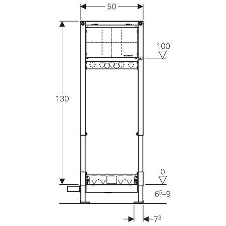 Инсталляция для душевого трапа Geberit Duofix 111.581.00.1 (выпуск 40 мм) 123080 фото
