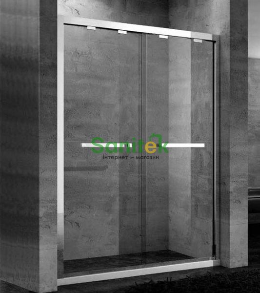 Душові двері Rea Move Safe Glass 120x195 (REA-K7416) профіль хром/скло прозоре 370840 фото