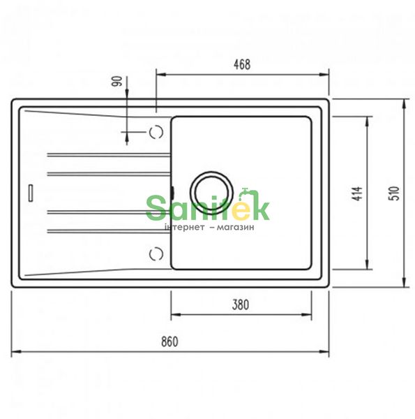 Гранітна мийка Teka Stone 50 B-TG 1B 1D (115330016) пісочний 342332 фото