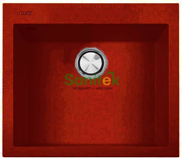 Гранітна мийка Telma Cube ON5610 Granite (49 ruby red) 147484 фото
