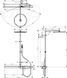 Душевая система Axor ShowerSolutions Showerpipe 800 27984820 с термостатом (шлифованный никель) 160251 фото 2