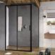 Душевая кабина Ravak Blix Slim BLSDP2+BLSPS 110x90 (X0PMD0300Z1+X9BM70300Z1) черный профиль/стекло Transparent 826085 фото 1