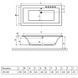 Ванна акрилова Radaway Aridea Lux 170x80 (WA1-25-170x080U) + сифон 265784 фото 3