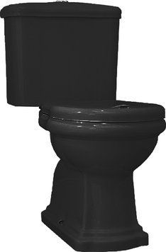 Унітаз-компакт Kerasan Retro 101204/108104/750990 (чорний/хром) вер-й/ни-й 271246 фото