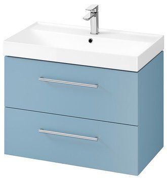 Тумба з умивальником Cersanit Larga 80 (блакитний) 959785 фото