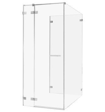 Душова кабіна Radaway Euphoria KDJ P 100x110 L (383612-01L+383240-01L+383039-01+383032-01) хромоване кріплення/скло прозоре 268230 фото