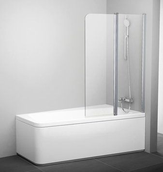 Шторка для ванны Ravak 10CVS2-100 R (7QRA0U03Z1) сатиновый профиль/Transparent (правая) 151425 фото