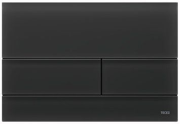 Змивна клавіша Tece Square II 9240825 Flush (скло чорне) 693632 фото