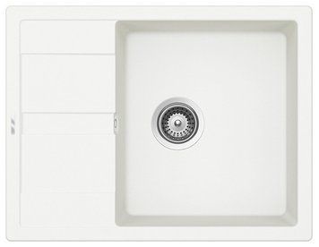 Гранитная мойка Schock Diy D-100 S Cristalite Super white 01 (15035001) 270747 фото