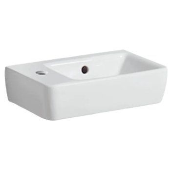 Умивальник Geberit Selnova Compact 40x25 см 501.518.00.7 (лівий) 696412 фото
