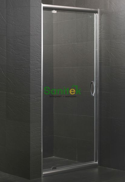 Душові двері Eger 90 (599-150-90(h)) профіль хром/скло прозоре 271315 фото
