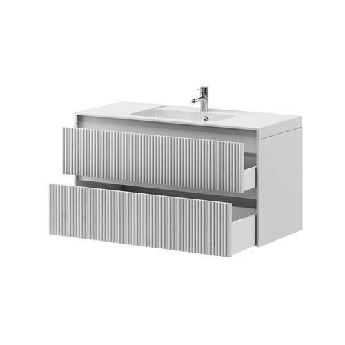Тумба з умивальником Koller Pool Line 100 см (LN0983WHITE) білий матовий 830917 фото