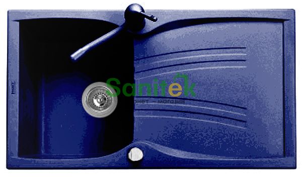 Гранітна мийка Telma Naiky NK08610 Granite (35 cobalt blue) 148006 фото