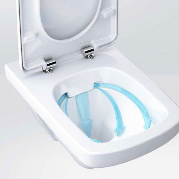 Унітаз підвісний Kolo Nova Pro Rimfree M33123000, прямокутний 124040 фото