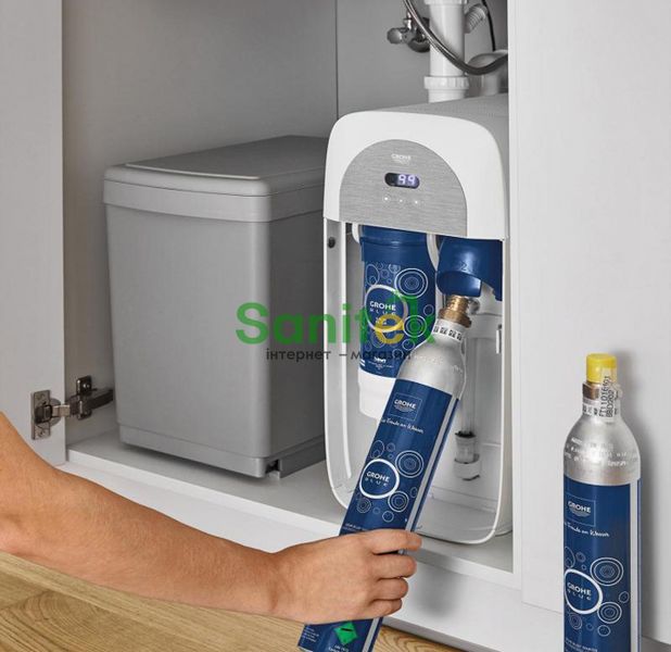Змішувач для кухні Grohe Blue Home 31454000 з функцією очищення та газування водопровідної води(хром) 136294 фото
