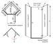 Боковая стенка Radaway Essenza New Black PTJ 90x80 (385053-54-01) чёрный профиль/стекло прозрачное 279354 фото 3