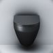 Унитаз подвесной Am.Pm Spirit V2.0 FlashClean C701700MBSC с сиденьем SoftClose (черный матовый) 825191 фото 5
