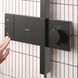 Душова система Hansgrohe Raindance Alive Q 340/210 1jet ShowerSelect Comfort 24580340 з термостатом (Brushed Black Chrome) 987227 фото 3