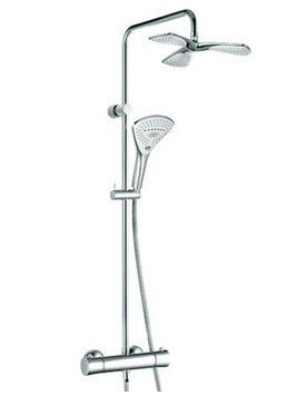 Душова система Kludi Fizz Dual Shower System 6709605-00 з термостатом (хром) 118951 фото