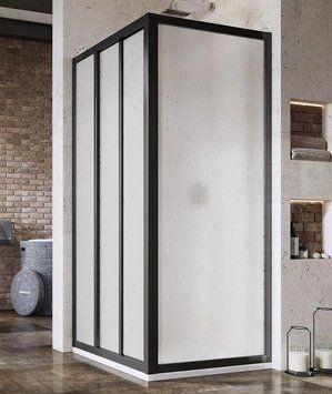 Душова кабіна Ravak Supernova ASDP3+APSS 120x80 (00VG03R211+940403R211) чорний профіль/полістирол Pearl 825980 фото