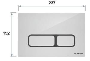 Змивна клавіша Koller Pool Edge KP-ED-003 (білий) 932725 фото