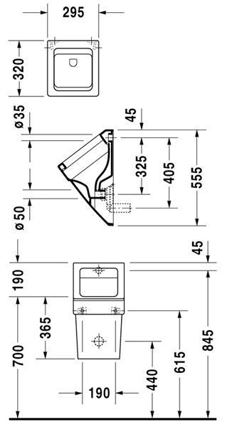 Писсуар Duravit Vero 2800320000 157500 фото