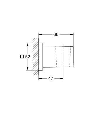 Тримач для ручного душу Grohe Euphoria Cube 27693000 (хром) 98772 фото