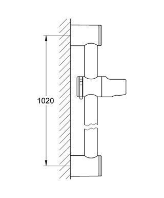 Душова штанга Grohe Relexa Plus 28621000 (хром) 67757 фото