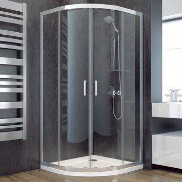 Душевая кабина Besco Modern 90x90 (MP-90-185-M) профиль хром/стекло mrozone 371506 фото