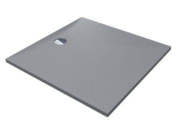 Душовий піддон Miraggio Brugge 900x900 (0000456) Mirastone Gray 502498 фото
