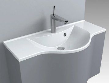 Умывальник Fancy Marble Lucy 900x445 мм (2009103) белый матовый 369898 фото