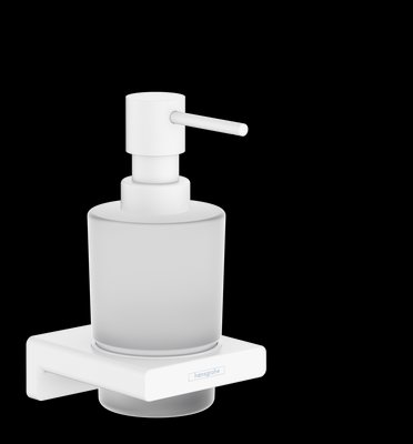 Дозатор для жидкого мыла Hansgrohe AddStoris 41745700 (белый матовый) 428177 фото