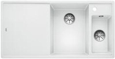 Гранитная мойка Blanco Axia III 6S-F (523492) белый (доска стекло) 145106 фото