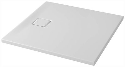 Душевой поддон Cersanit Tako Slim 90x90x4 (Сет B451) квадратный белый матовый + сифон 545175 фото