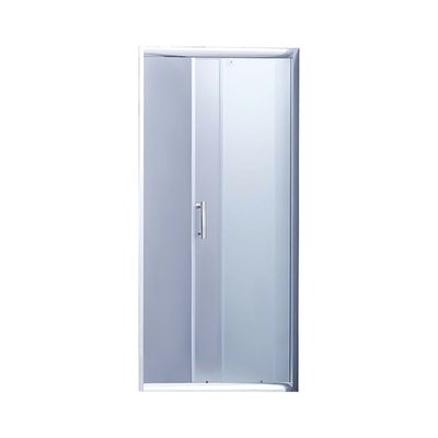 Душові двері в нішу Lidz Zycie SD90x185.CRM.FR профіль хром/скло Frost 384887 фото