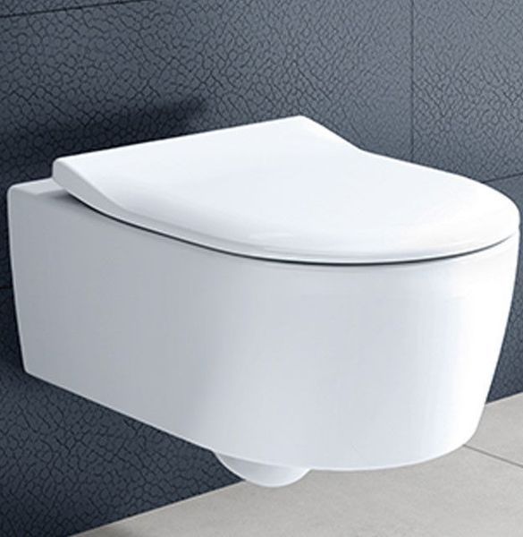 Унитаз подвесной Villeroy&Boch Avento DirectFlush 5656RSR1 с сиденьем SlimSeat Soft Closing (белый альпин ceramicplus) 157849 фото