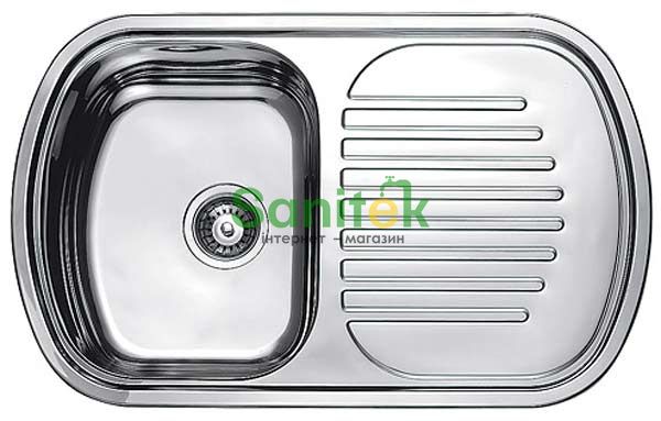 Кухонна мийка Fabiano 80x49 см (8211.401.0419) мікродекор 247399 фото